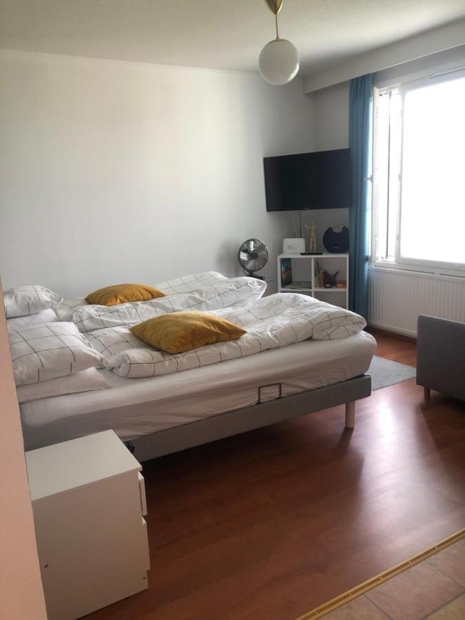 Two Bedroom Apartment Best View To The Sea Glassed Balcony Free Private Parking كيمي المظهر الخارجي الصورة